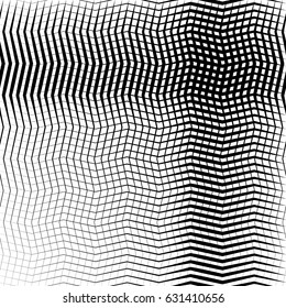 Geometric black and white texture. Mesh, grid pattern of lines