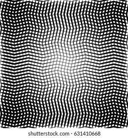 Geometric black and white texture. Mesh, grid pattern of lines