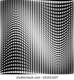 Geometric black and white texture. Mesh, grid pattern of lines