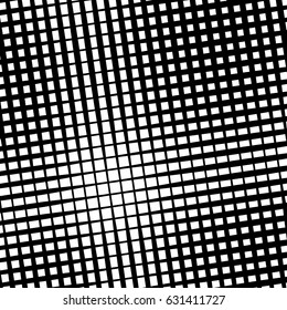 Geometric black and white texture. Mesh, grid pattern of lines