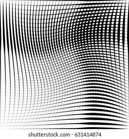 Geometric black and white texture. Mesh, grid pattern of lines