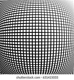 Geometric black and white texture. Mesh, grid pattern of lines