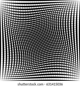Geometric black and white texture. Mesh, grid pattern of lines