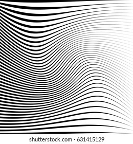 Geometric black and white texture. Mesh, grid pattern of lines