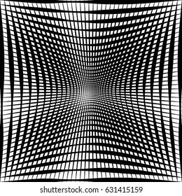 Geometric black and white texture. Mesh, grid pattern of lines