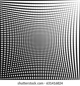 Geometric black and white texture. Mesh, grid pattern of lines