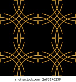 Geometric black and yellow pattern background texture abstract art design print