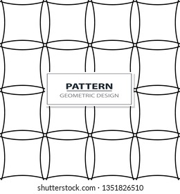 geometric black-and-white ornament seamless pattern