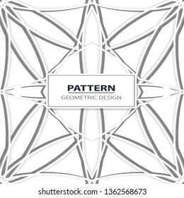 geometric black-and-white ornament seamless pattern