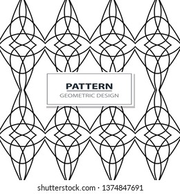 geometric black-and-white ornament seamless pattern