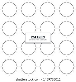 geometric black-and-white ornament seamless pattern
