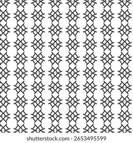 Geometric black-and-white pattern resembling abstract insects or symmetrical tribal motifs, perfect for backgrounds or textile designs.