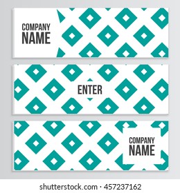 Geometric Blank Cover Web banner