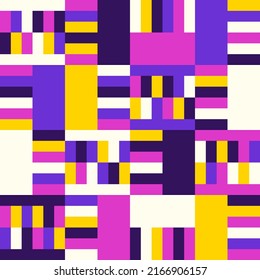 Visuelles, geometrisches Musterdesign im Stil des Wandels