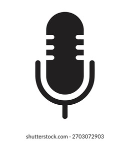 Geometric Block Audio Emblem Representing Stable And Strong Broadcasting Style