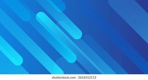 Geometric blue abstract background. Dynamic shapes composition. Cool background design for posters. Eps10 vector