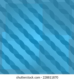 Geometric blue background with abstract shapes 