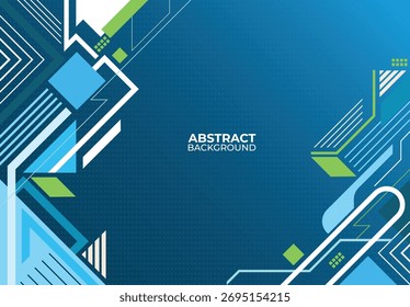 Geometric blue background design, abstract background design, banner backdrop design,  modern abstract design