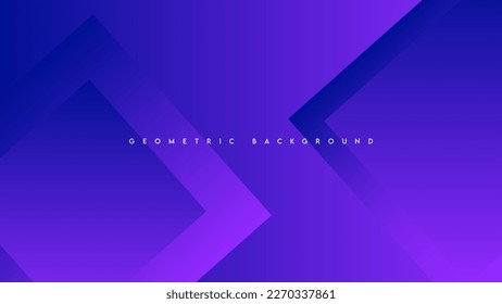 Geometric blue background design with soft gradient style
