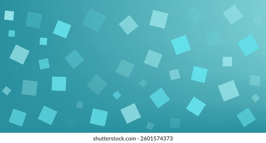 Geometric blue background material composed of squares and lines