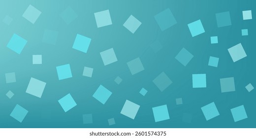 Geometric blue background material composed of squares and lines