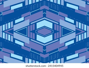 diseño moderno de fondo azul geométrico