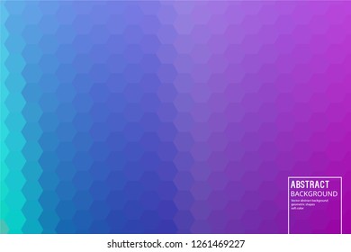 Geometric Blue Background from Octagon, for Posters, start pages, Slides. Mosaic Template for your Design, Slides, start pages, Video Intros.