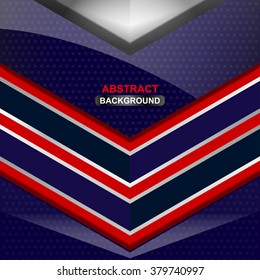 geometric blue background template design, Vector Illustration