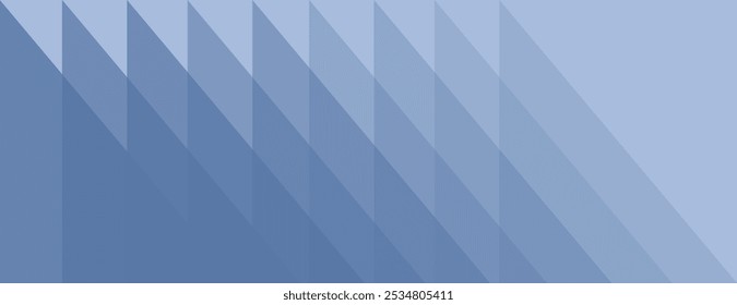 Fundo azul geométrico com triângulos. O fundo azul tem uma textura moderna e elegante com um tom azul calmante. Design vetorial. Plano de fundo do padrão geométrico de gradiente. Vetor de fundo azul.