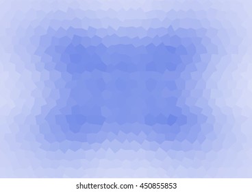 Geometric blue background with triangular polygons.