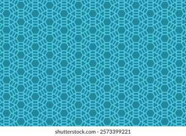 Geometric blue fabric design pattern