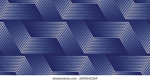 geometric blue glowing geometric lines background. Modern shiny blue hexagon background. vector