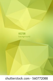 Geometric blue gradient background of bright perspective with lighting glowing triangle 3d effect crystal lattice. Graphic image template. Abstract Illustration 10 for your business brochure A4 format