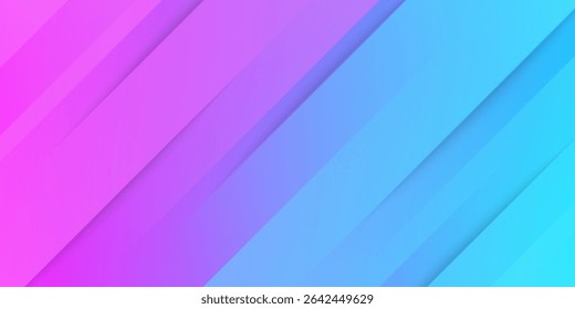 Geometric blue gradient background with pink shape abstract textured backdrop banners presentations business templates