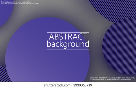 Geometric blue gray background. Material design. Minimal abstract cover. Creative colorful wallpaper. Trendy gradient poster. Vector illustration.