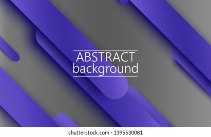 Geometric blue an gray background. Material design. Minimal abstract cover. Creative colorful wallpaper. Trendy gradient poster. Vector illustration.