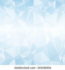 Geometric blue mosaic background .