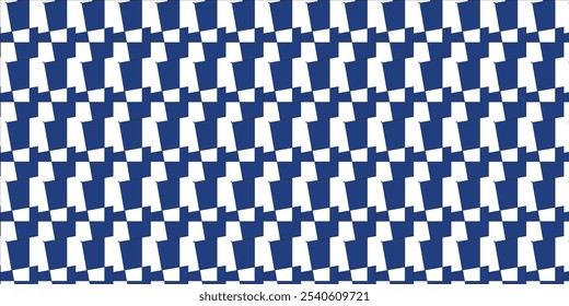 Geometric blue pattern!  Abstract shapes repeat for modern backgrounds.  Seamless vector design, versatile for web and print.  Add a bold touch with this graphic.