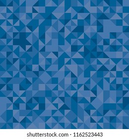 Geometric blue pattern, seamless background, can use for design, vector.
