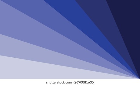 Geometric Blue Ray Tracing Vektor Hintergrund, Sunburst-Muster in Farbverlauf-Schattierungen für Corporate, Tech oder Modern Design