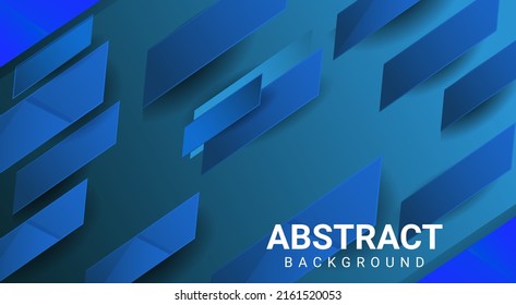 geometric blue square absctract background