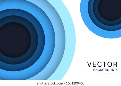 Geometric blue square shape 3D background