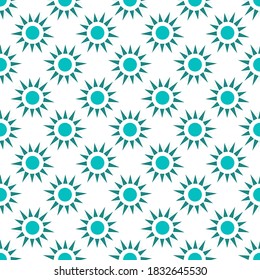 Estrellas azul geométricas sin fisuras en estilo bohemio aisladas en fondo blanco. Decoración rústica de las vacaciones de invierno. Ilustración vectorial moderna para tela, tarjetas, decoración doméstica y diseño de impresión.
