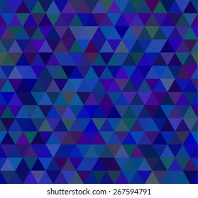 Geometric blue triangle pattern