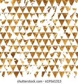 Geometric bohemian design. Watercolor vector seamless pattern with abstract stripes, dots and brushstrokes. Swimwear boho print. Ethnic endless tile with primitive hand drawn elements. 