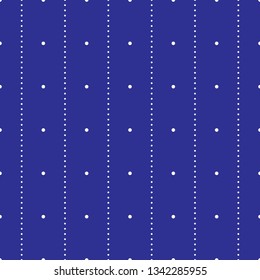 Geometric boho pattern. Isolated on blue background. Eps10