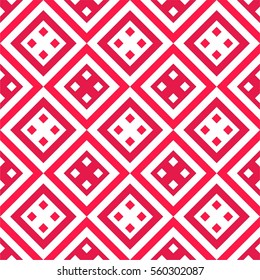Geometric Boho seamless pattern ornament. Abstract vector wallpaper in ethno syle.