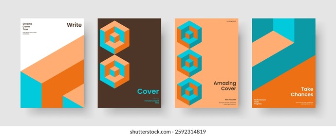 Geometric Book Cover Design. Abstract Report Layout. Modern Flyer Template. Banner. Background. Poster. Business Presentation. Brochure. Pamphlet. Advertising. Newsletter. Handbill. Magazine