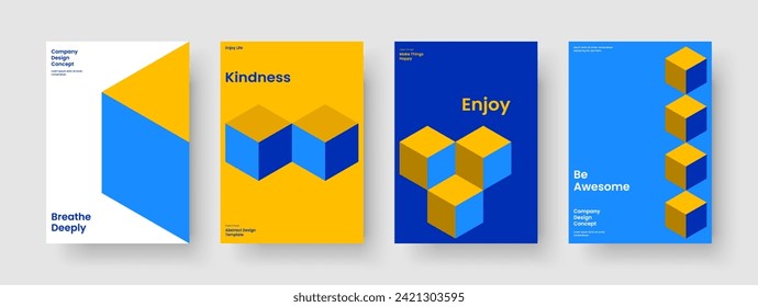 Design der geometrischen Buchabdeckung. Kreatives Bannerlayout. Vorlage für abstrakte Geschäftspräsentationen. Hintergrund. Bericht. Flyer. Poster. Broschüre. Notebook. Magazin. Portfolio. Pamphlet. Packungsbeilage beachten. Journal