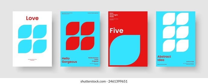 Diseño geométrico de la cubierta del libro. Diseño de folleto creativo. Plantilla de Anuncio moderna. Volante. Presentación empresarial. Cartel. Informe. Antecedentes. Handbill. Catálogo. Cartera. Publicidad. Diario